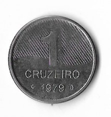 Moneda 1 cruzeiro 1979 - Brazilia foto