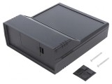 Carcasă Desktop ABS Neagră 154mm x 173mm x 61mm