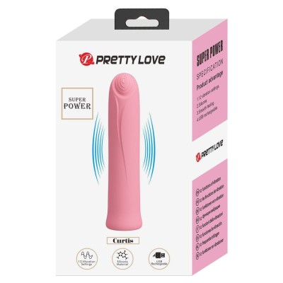 Curtis - Mini vibrator, roz, 10.3 cm foto