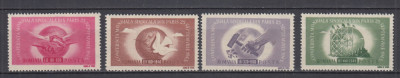 ROMANIA 1945 LP 186 CONFERINTA SINDICALA MONDIALA PARIS SERIE MNH foto