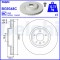 DELPHI BG9348C Disc frana