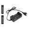 Incarcator dublu cu 2 acumulatori Li-ion 18650 inclusi, indicator LED, oprire automata