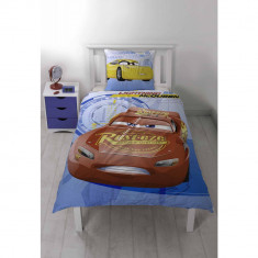 Lenjerie de pat pentru copii Cars-Fulger McQueen 140cm x 200cm foto