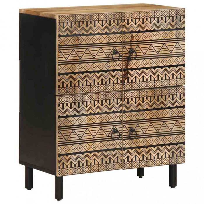 vidaXL Dulap, 60x33,5x75 cm, lemn masiv de mango brut 4018654