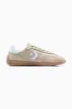 Converse sneakers din piele &icirc;ntoarsă Run Star Trainer culoarea verde, A15087C