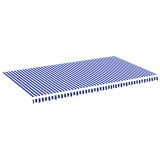 Panza de rezerva copertina, albastru si alb, 6x3,5 m
