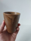 Pahar ceramica gresie vintage Grespots Digoin Made in Frence Stoneware, 8.5cm inaltime