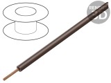Cablu Electric Litat 10mm2 PVC Maro 450V/750V