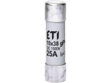 Siguranta fuzibila voltaica 25A CH10X38 gPV 1000V Eti 002625139