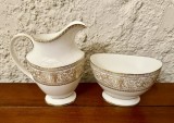 ZAHARNITA SI LETIERA DIN PORTELAN ENGLEZESC ROYAL DOULTON- ENGLISH FINE BONE CHINA- SOVEREIGN