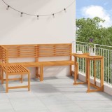 VidaXL Set Bistro pentru grădină , 3 piese - lemn de acacia solid