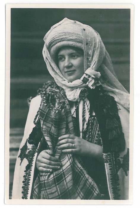 1867 - ETHNIC woman, Ardeal, Romania - old postcard, real PHOTO - unused