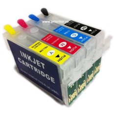 PACHET Cartuse autoresetabile EPSON T1291 T1292 T1293 T1294 reincarcabile