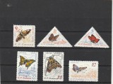 ROMANIA 1960 LP 505 FLUTURI SERIE MNH