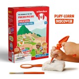 Arkerobox - set arheologic educational si puzzle 3d, machu picchu