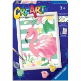 Cumpara ieftin CREART - PICTURA FLAMINGO, Ravensburger