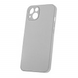 Husa spate White Leather pentru protectie Xiaomi Redmi 12c Redmi 11a, din TPU, textura tip piele, alba