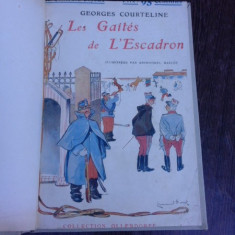 Les Gaites de l'escadron - Georges Courteline, ilustratii de Emmanuel Barcet (carte in limba franceza)