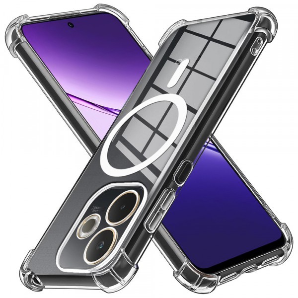 Husa MagSafe pentru Oppo A5 Pro 4G / A5 Pro, Techsuit, Shockproof, Transparenta