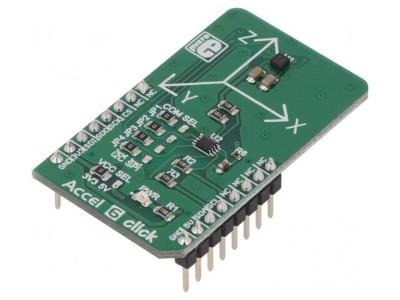 Placă Prototip Accelerometru I2C/SPI BMA280 - ACCEL 6 CLICK foto