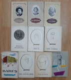 22 vol. colectia OAMENI DE SEAMA (Victor Babes, Edison, Jules Verne, Copernic, Fabre, Curie, Machiavelli, Da Vinci, Pasteur, Magellan, Cantacuzino...)