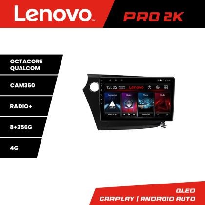 Navigatie Honda Insight 2009-2014 Lenovo Kit-insight 8 core QLED 2K 8+256 360 Android Waze USB Navigatie Internet Youtube Radio CarStore Technology
