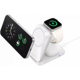 Incarcator Retea Wireless Anker Prime MagGo 3in1, 25W, Alb B25N1G21