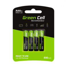 Green Cell 4x baterie AAA HR03 800mAh