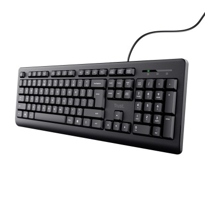Tastatura cu fir Trust, negru foto