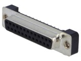 Conector D-Sub 25-Pini Soclu Mamă THT 5A