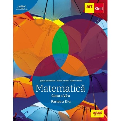 Matematica - Clasa 6 Partea 2 - Traseul Albastru - Marius Perianu, Stefan Smarandoiu, Catalin Stanica foto