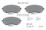 TEXTAR 2266001 Q+ set placute frana,frana disc
