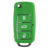 Carcasa Cheie Briceag VW 3 Butoane VERDE Design NOU AutoProtect KeyCars