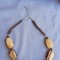COLIER / LANT VINTAGE, LUCRAT MANUAL CU AGATE MARI SI ARGINT 925