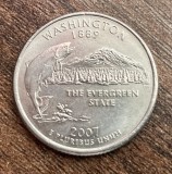 C50 - Moneda foarte veche - America - quarter dollar/sfert dolar - Washington - litera P - 2007