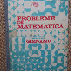 PROBLEME DE MATEMATICA PENTRU GIMNAZIU - Petrica, Stefan, Alexe 1985