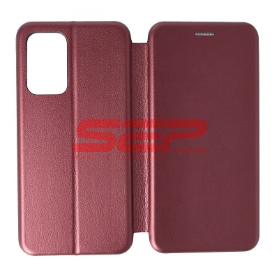 Toc FlipCover Round Samsung Galaxy A52 / A52 5G Wine foto