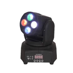 Proiector Moving head tip wash, 4 LED-uri RGBW, 8 programe integrate, 4 x 10 W foto