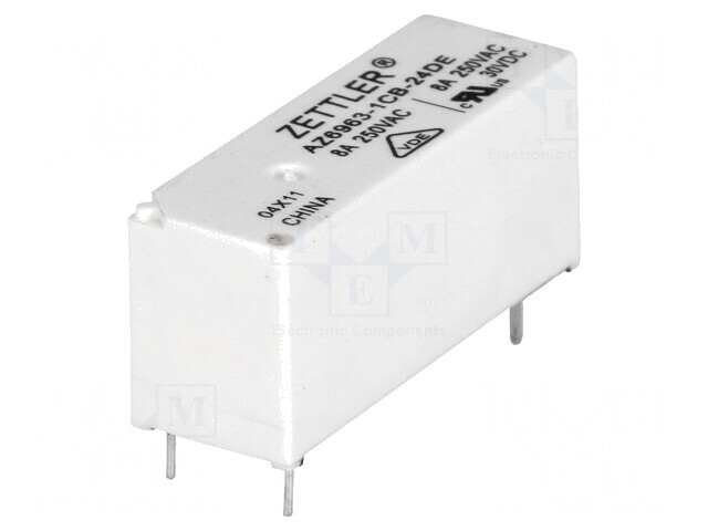 Releu Electromagnetic SPDT 24VDC 8A PCB