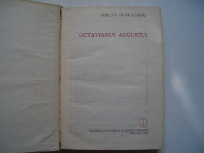 Octavian Augustus - Mircea Duduleanu foto
