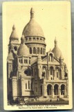 AD 519 C. P. VECHE - PARIS - BASILIQUE DU SACRE-COEUR DE MONTMARTRE -FRANTA, Circulata, Printata