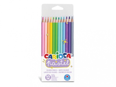 Creioane color Carioca Pastel 12/set foto