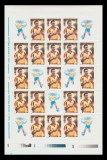 2001 Romania - Gheorghe Hagi coala de 18 marci + 7 viniete LP 1548 b, MNH, Sport, Nestampilat