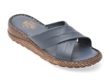 Cumpara ieftin Papuci GOTSI bleumarin, EV2876, din piele naturala