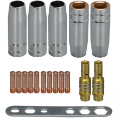 Set 18 consumabile pentru pistolet MIG MAG 150A, Intensiv WeldLand Equipment foto