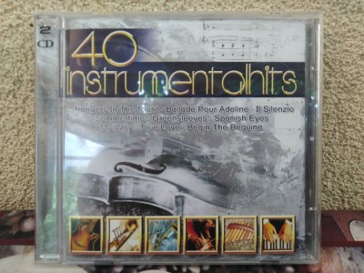 CD - 40 Instrumentalhits, Album 2CD&amp;#039;s Set, Made in Austria. foto