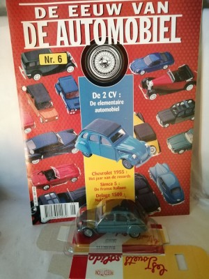 bnk jc Solido Hachette no 6 Citroen 2 CV - 1/43 foto