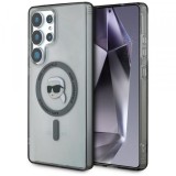 Husa MagSafe pentru Samsung Galaxy S25 Ultra S938, Karl Lagerfeld, IML Karl&#039;s Head, Neagra