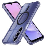 Husa Samsung Galaxy A15 4G Asteroid GSM Shockproof Clear Silicone MagSafe, fumuriu