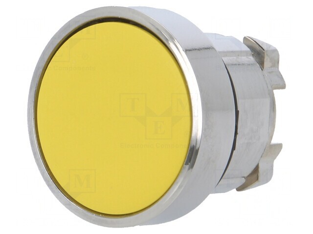 Comutator apăsare 22mm galben ZB4BH05